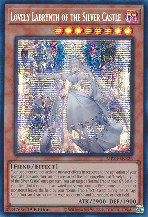 most unfair yugioh cards Lovely Labrynth of the Silver Castle [MP23-EN226] Prismatic Secret Rar