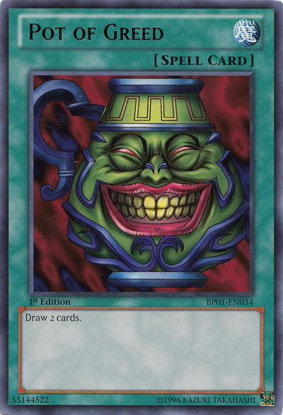 Pot of Greed [BP01-EN034] Rare