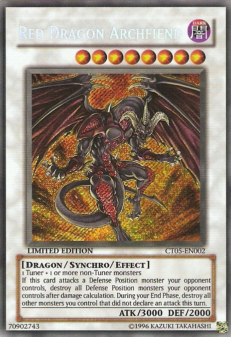 Red Dragon Archfiend [CT05-EN002] Secret Rare