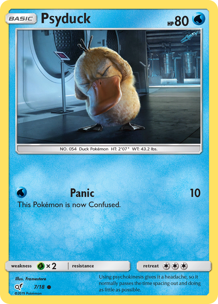 Psyduck (7/18) [Sun & Moon: Detective Pikachu]