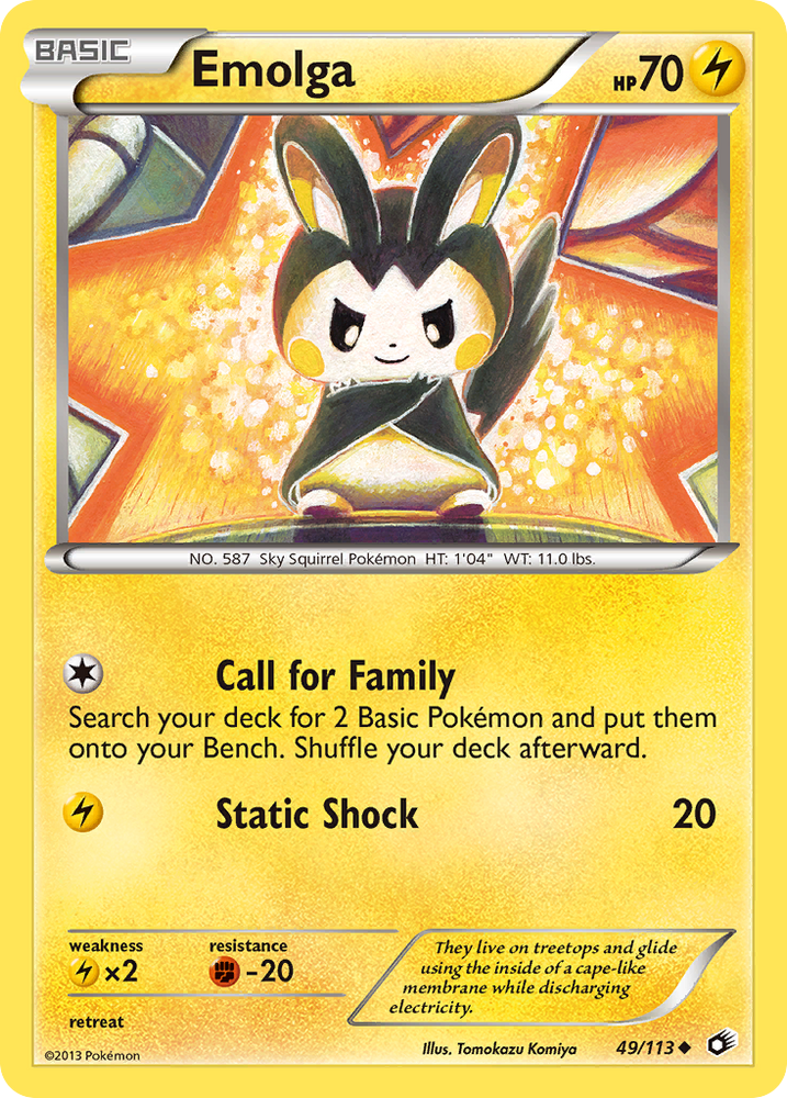 Emolga (49/113) [Black & White: Legendary Treasures]