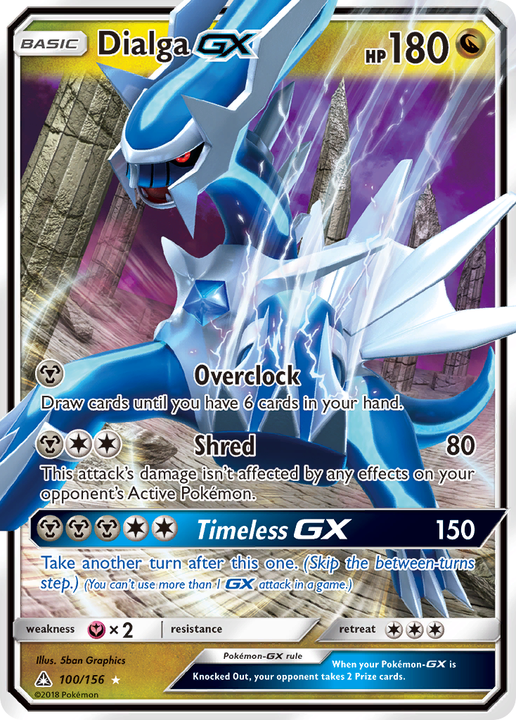 Dialga GX (100/156) [Sun & Moon: Ultra Prism]