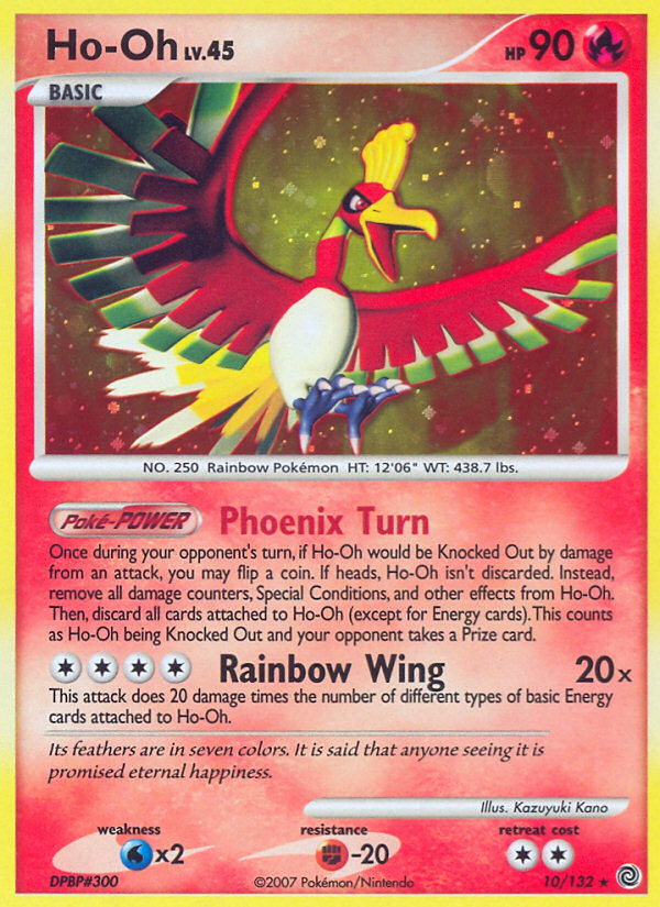 Ho-Oh (10/132) [Diamond & Pearl: Secret Wonders]