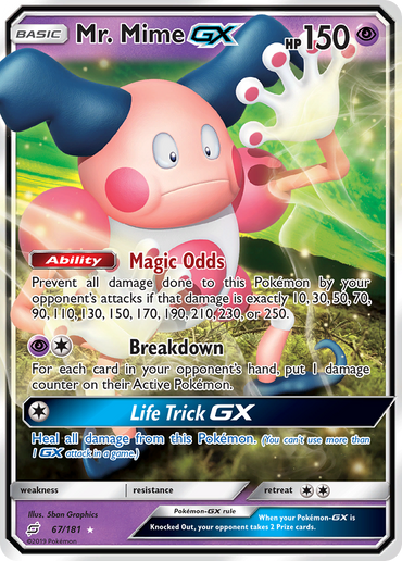 Mr. Mime GX (67/181) [Sun & Moon: Team Up]