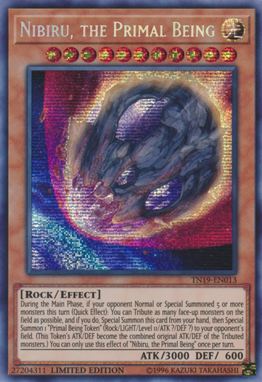 Nibiru, the Primal Being [TN19-EN013] Prismatic Secret Rare