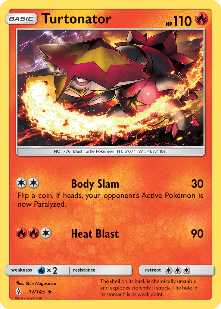 Turtonator (17/145) [Sun & Moon: Guardians Rising]