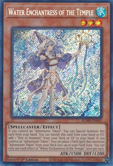 Water Enchantress of the Temple [BLMR-EN065] Secret Rare