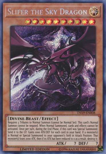 Slifer the Sky Dragon [TN19-EN008] Prismatic Secret Rare