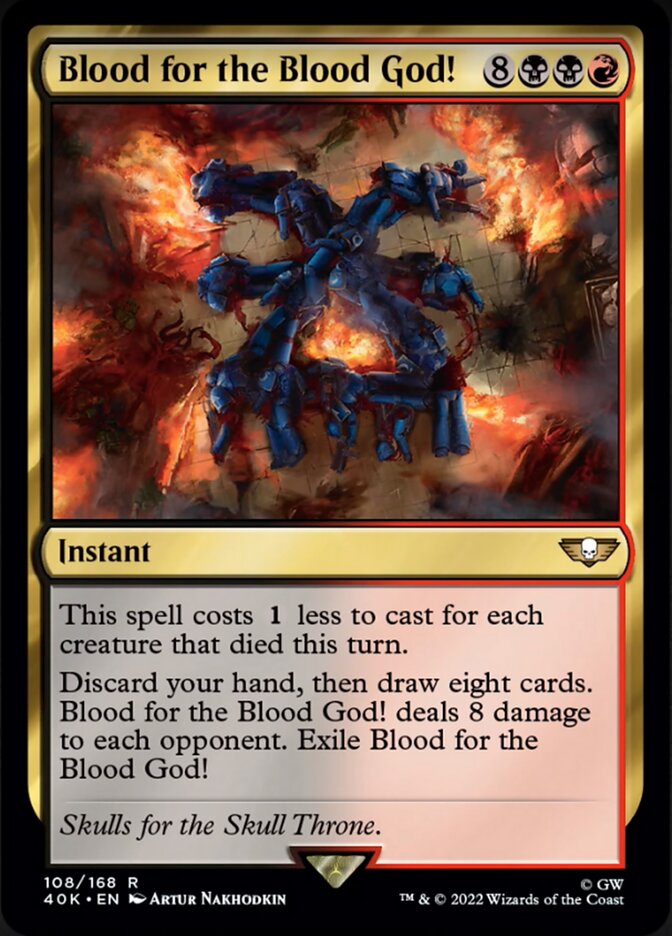 Blood for the Blood God! (Surge Foil) [Warhammer 40,000]