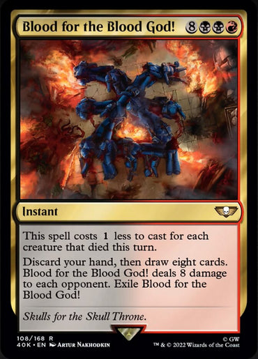 Blood for the Blood God! (Surge Foil) [Warhammer 40,000]