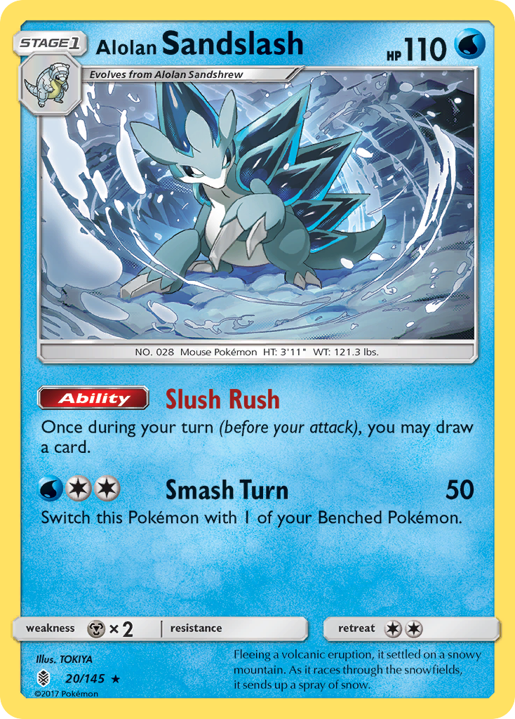 Alolan Sandslash (20/145) [Sun & Moon: Guardians Rising]