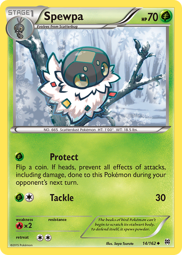 Spewpa (14/162) [XY: BREAKthrough]