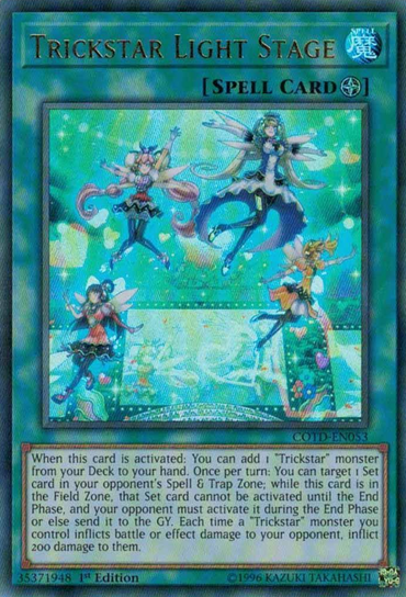 Trickstar Light Stage [COTD-EN053] Ultra Rare