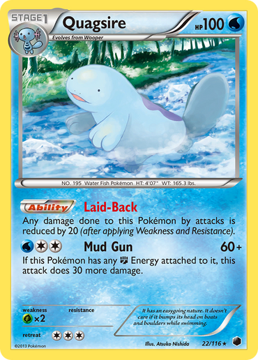 Quagsire (22/116) [Black & White: Plasma Freeze]