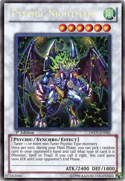 Psychic Nightmare [DREV-EN085] Secret Rare