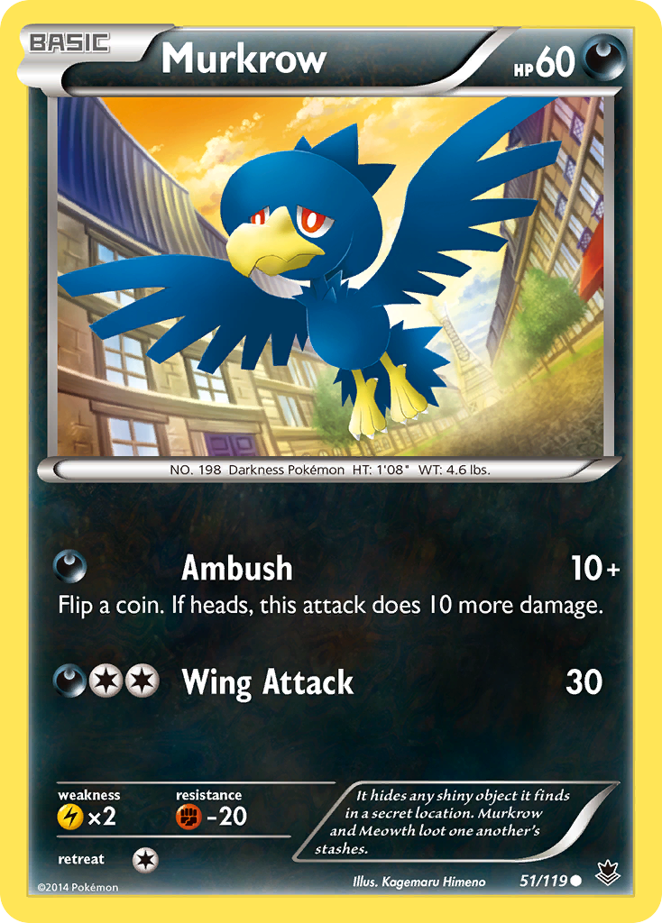 Murkrow (51/119) [XY: Phantom Forces]