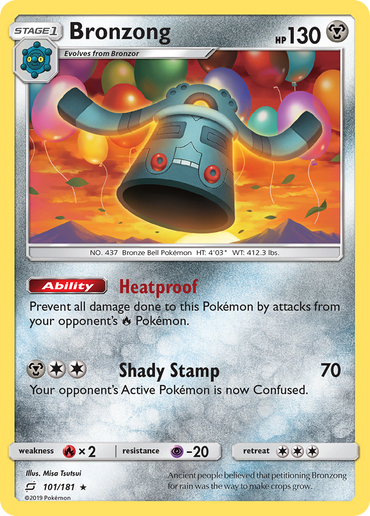 Bronzong (101/181) [Sun & Moon: Team Up]