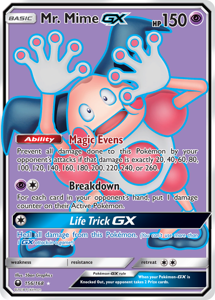 Mr. Mime GX (156/168) [Sun & Moon: Celestial Storm]