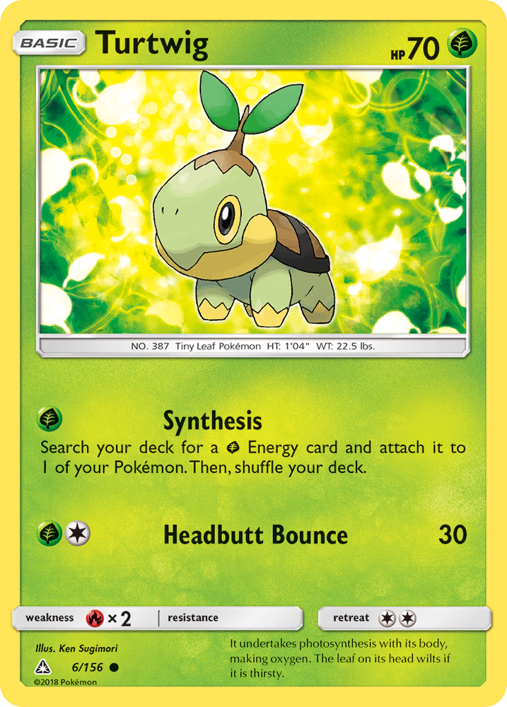 Turtwig (6/156) [Sun & Moon: Ultra Prism]