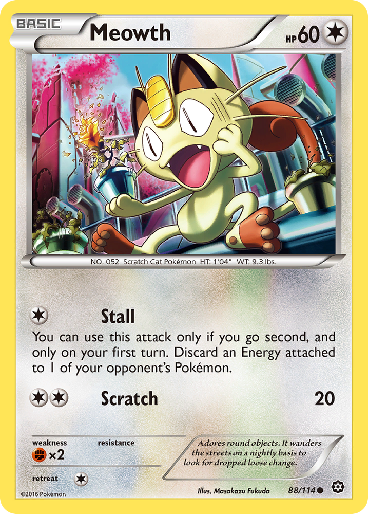 Meowth (88/114) [XY: Steam Siege]