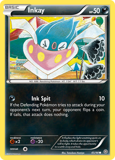 Inkay (45/98) [XY: Ancient Origins]