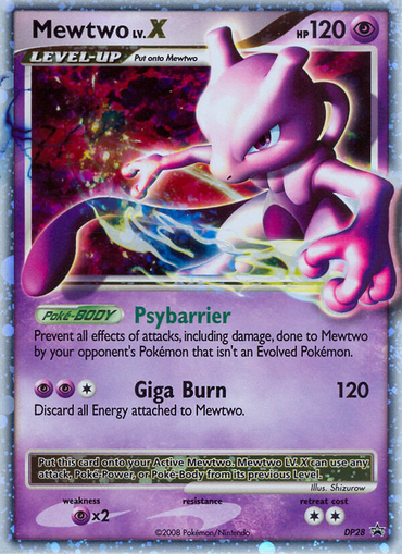 Mewtwo LV.X (DP28) [Diamond & Pearl: Black Star Promos]