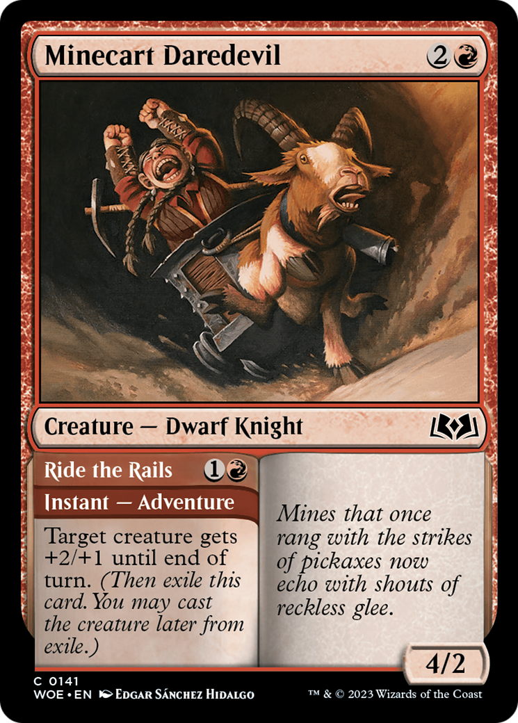 Minecart Daredevil // Ride the Rails [Wilds of Eldraine]