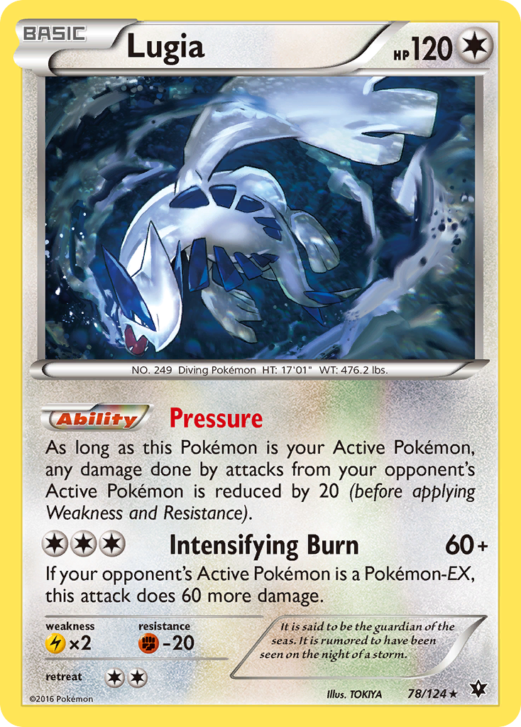 Lugia (78/124) [XY: Fates Collide]