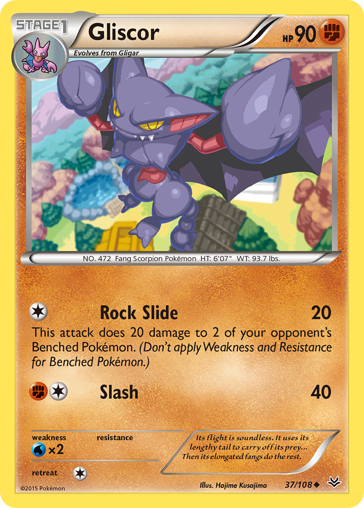 Gliscor (37/108) [XY: Roaring Skies]