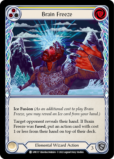 Brain Freeze (Yellow) [UPR117] (Uprising)  Rainbow Foil