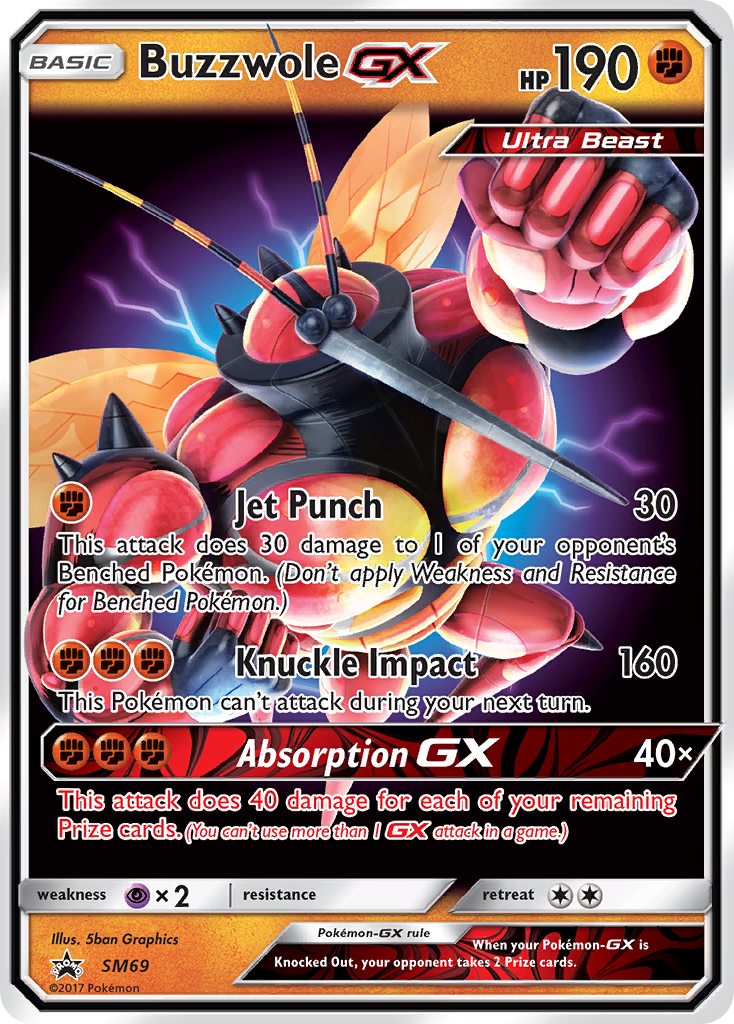 Buzzwole GX (SM69) [Sun & Moon: Black Star Promos]