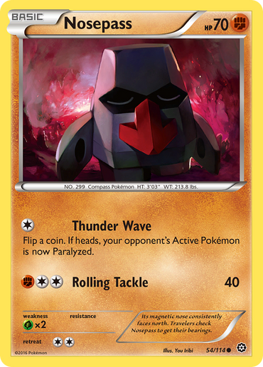 Nosepass (54/114) [XY: Steam Siege]