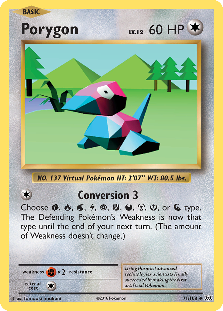 Porygon (71/108) [XY: Evolutions]