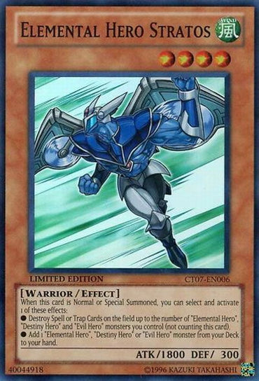 Elemental Hero Stratos [CT07-EN006] Super Rare