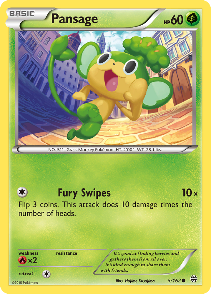 Pansage (5/162) [XY: BREAKthrough]