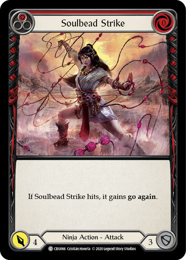 Soulbead Strike (Red) [CRU066] (Crucible of War)  1st Edition Normal