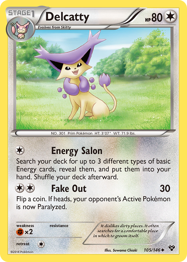 Delcatty (105/146) [XY: Base Set]