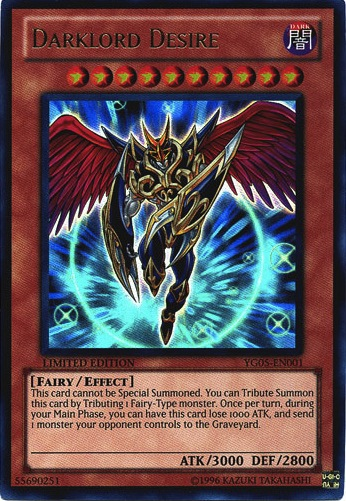 Darklord Desire [YG05-EN001] Ultra Rare